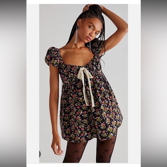 Free People Dresses & Skirts - Free People Gaia Printed Tunic / Mini Dress, Size S